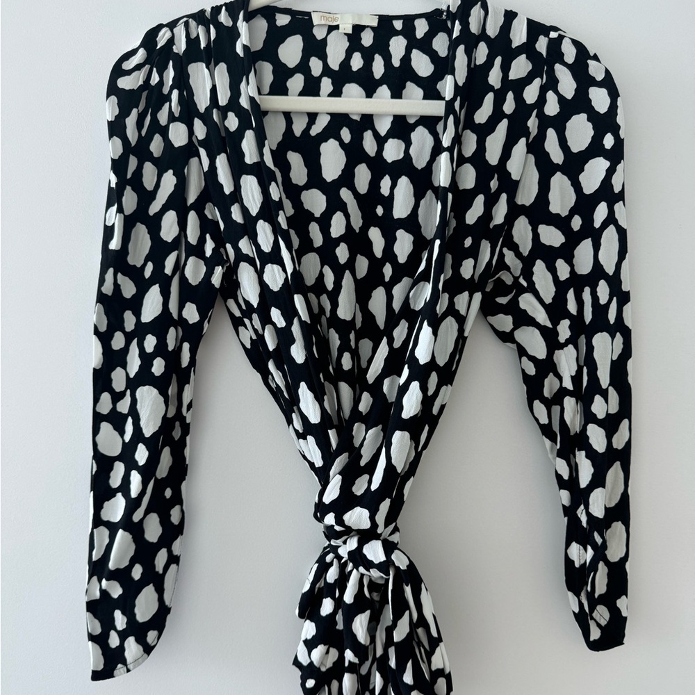 Maje Losimio crepe top size 1 / Small.